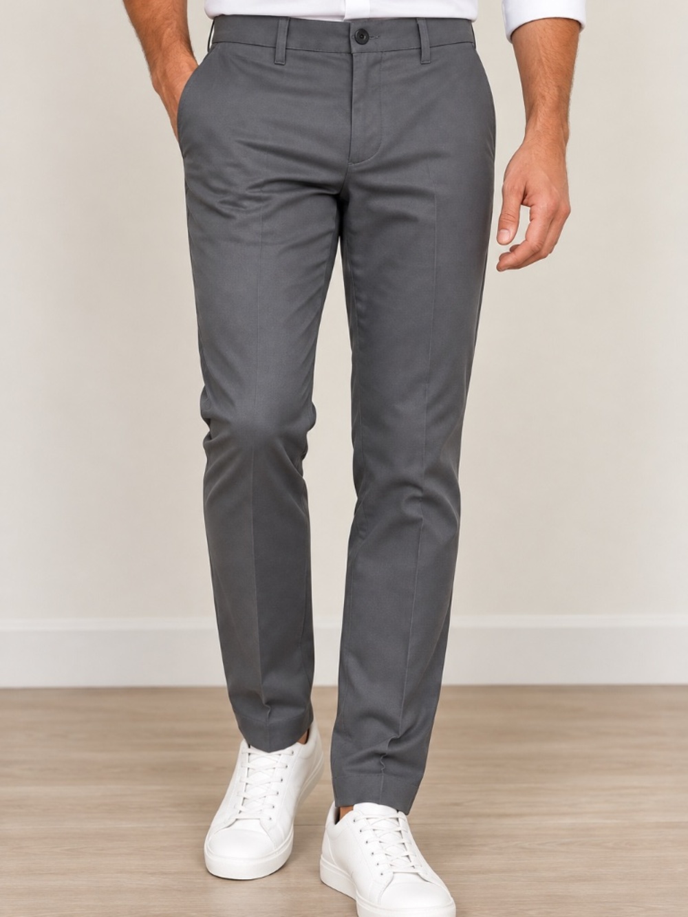 Dockers Men’s Slim Fit Chino Pants Gray 29x32 Stain Defender Stretch New